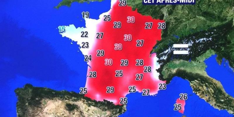 Première vague de chaleur en Lorraine, jusqu'à 29°C ce mercredi