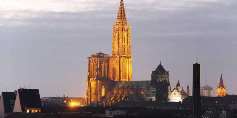 Cathédrale de Strasbourg et mirabelle, "meilleurs symboles" du Grand-Est