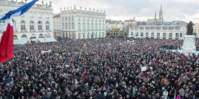 Le 11 janvier 2015, 120 000 lorrains marchaient pour Charlie et la République