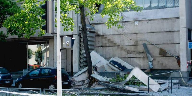 EN IMAGES. Nancy: un mur de la fac d’architecture s’effondre en plein cours