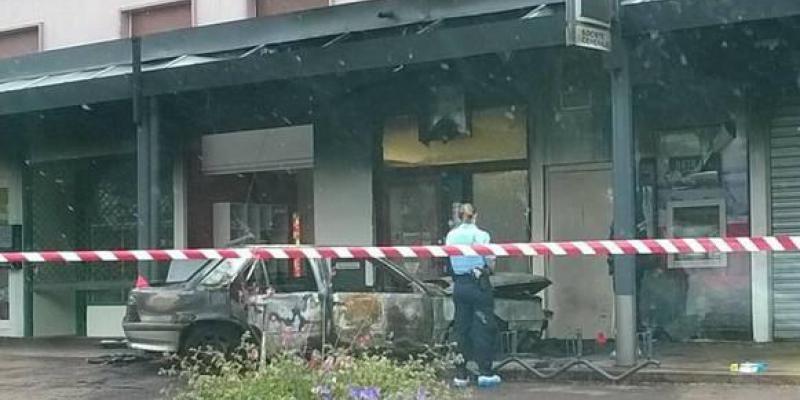 Guénange: spectaculaire braquage à la voiture bélier contre une banque