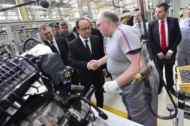 Industrie: Hollande en déplacement dans les Ardennes et les Vosges