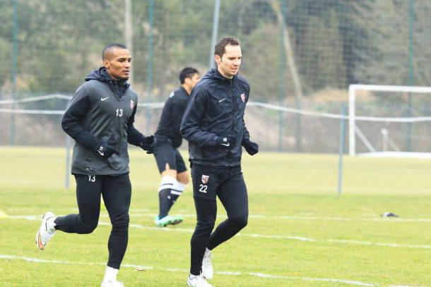 Florent Malouda de retour sur le terrain à Metz après une blessure