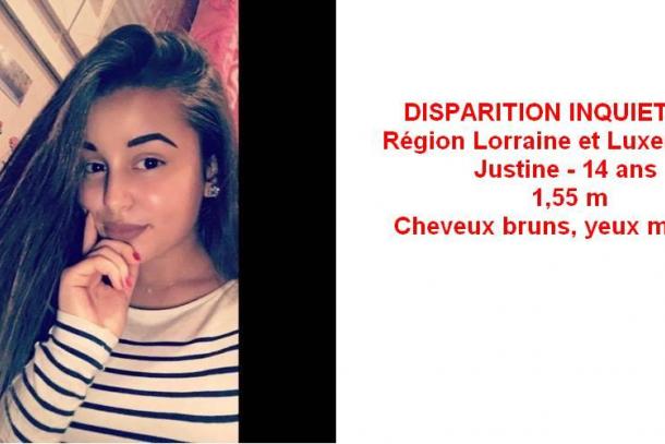 Disparition inquiétante: une famille lance un appel pour retrouver Justine, 14 ans