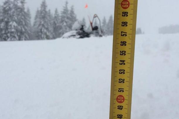 Jusqu’à 50 centimètres de neige dans le massif des Vosges