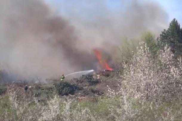 Un spectaculaire incendie de forêt sur les hauteurs de Nancy “probablement” criminel