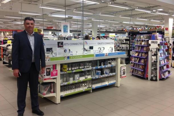 Jean-Philippe Dupuy, artisan du centre Auchan Lobau métamorphosé