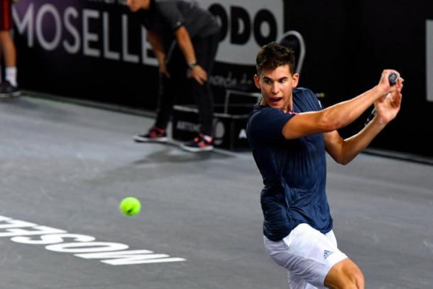 Gilles Simon a été éliminé par Dominic Thiem en demi-finale du tournoi de Metz