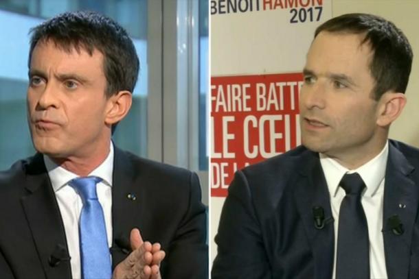 Primaire du PS: Hamon est le candidat de la "fiche d'impôts" tacle Valls