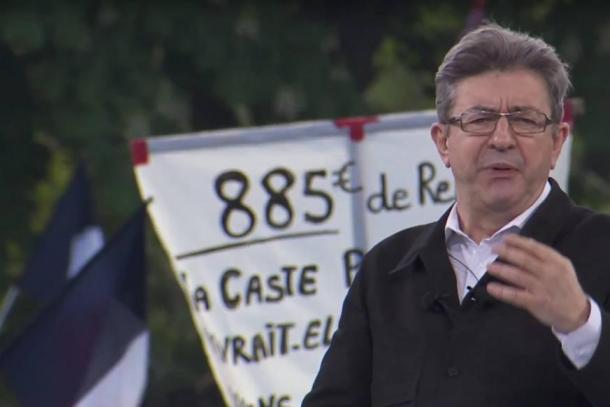 Mélenchon se rêve en "champion" de la gauche et vise un 2nd tour